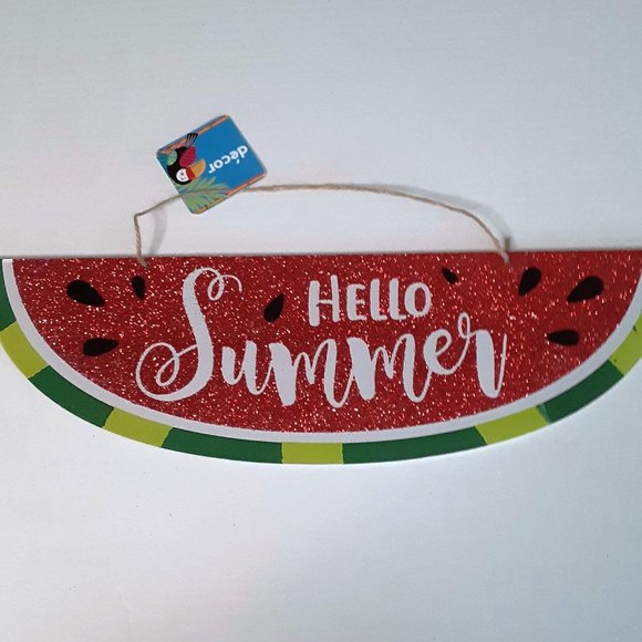 Hello Summer Die-Cut Signs (Set of 2) - Picture 2 of 3
